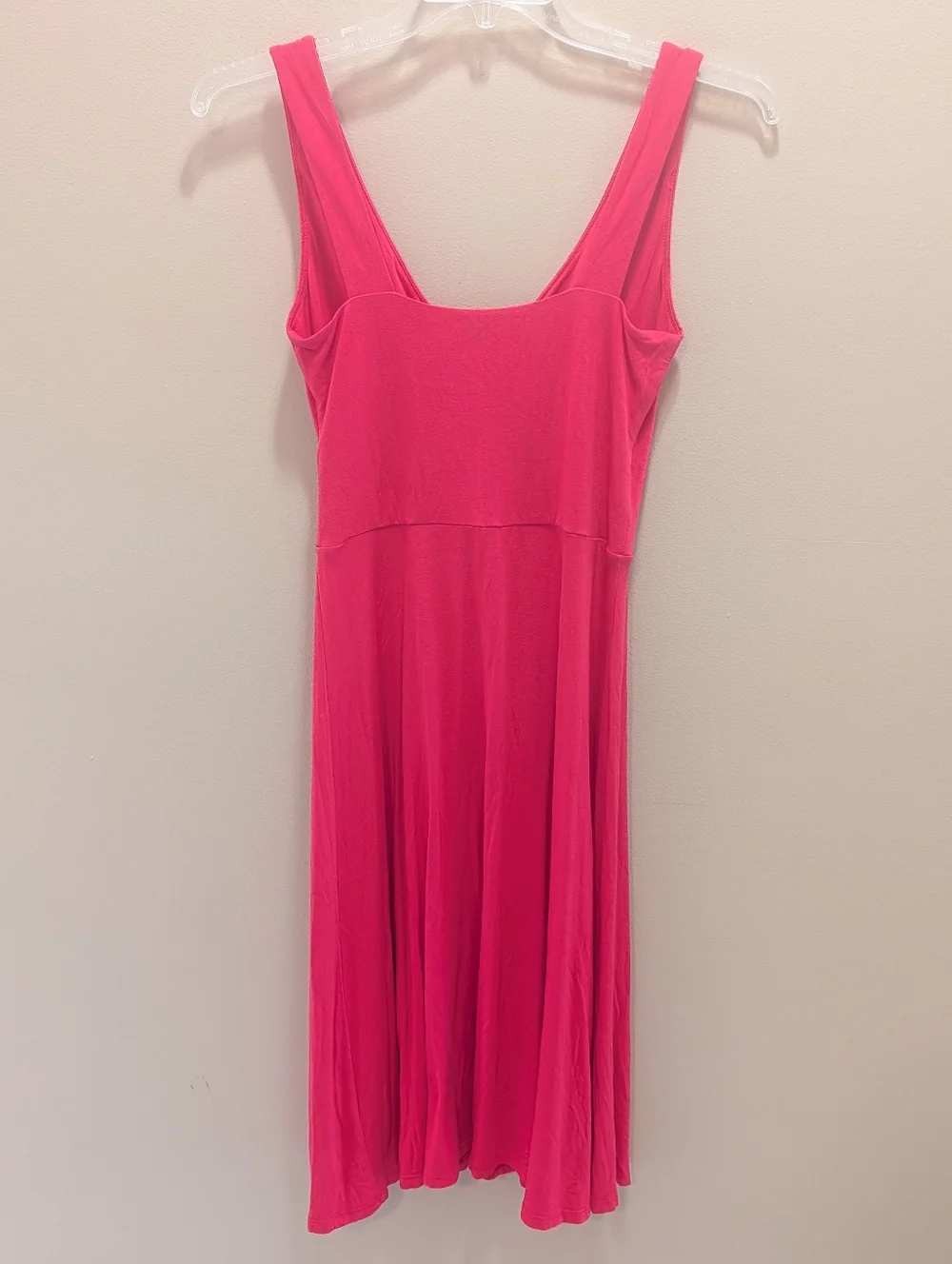 Boden Fuchsia Sleeveless Swing Dress Size 6 Long
